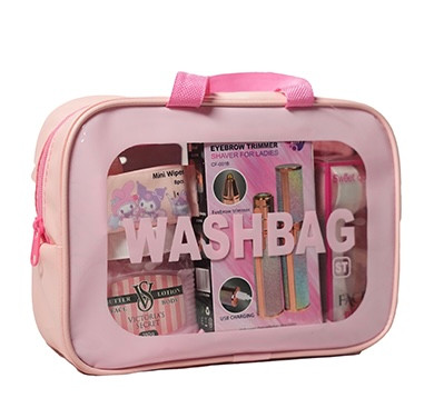 پک مناسبتی صورتی رنگ با واش بگ